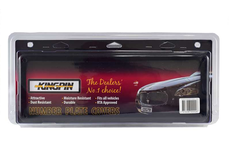 Kingpin Standard Size Number Plate Covers KP002