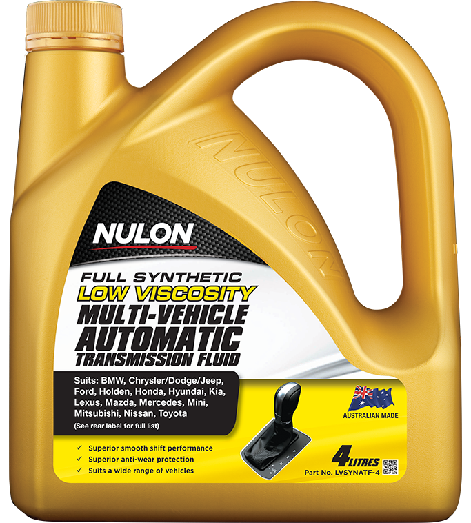 Nulon Full Synthetic MultiVehicle Automatic Transmission Fluid Low Vi