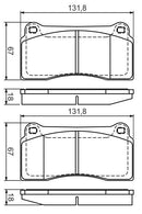 Bosch Disc Brake Pad Set - BP1261