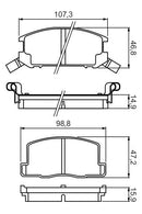 Bosch Disc Brake Pad Set - BP1334