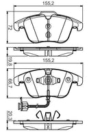 Bosch Disc Brake Pad Set - BP1548