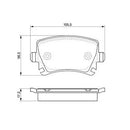 Bosch Disc Brake Pad Set - BP962