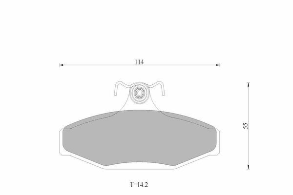 Bosch Disc Brake Pad Set - DB1086BL