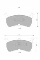 Bosch Disc Brake Pad Set - DB1108BL