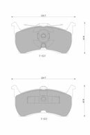 Bosch Disc Brake Pad Set - DB1109BL