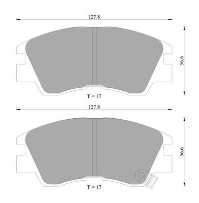 Bosch Disc Brake Pad Set - DB1113BL