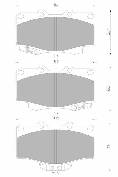 Bosch Disc Brake Pad Set - DB1149BL