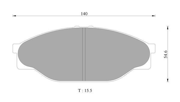 Bosch Disc Brake Pad Set - DB1205BL
