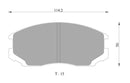 Bosch Disc Brake Pad Set - DB1277BL