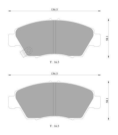 Bosch Disc Brake Pad Set - DB1286BL