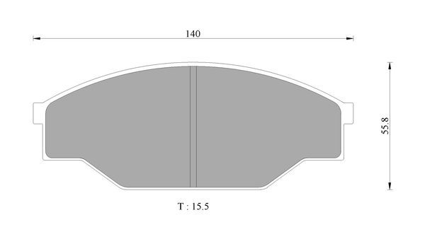 Bosch Disc Brake Pad Set - DB1350BL