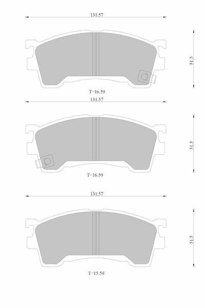 Bosch Disc Brake Pad Set - DB1362BL