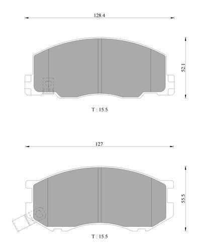 Bosch Disc Brake Pad Set - DB1372BL