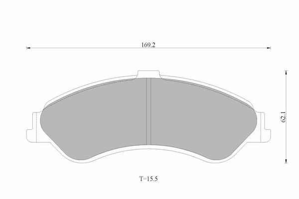 Bosch Disc Brake Pad Set - DB1375BL