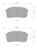 Bosch Disc Brake Pad Set - DB1378BL