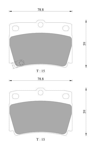 Bosch Disc Brake Pad Set - DB1390BL