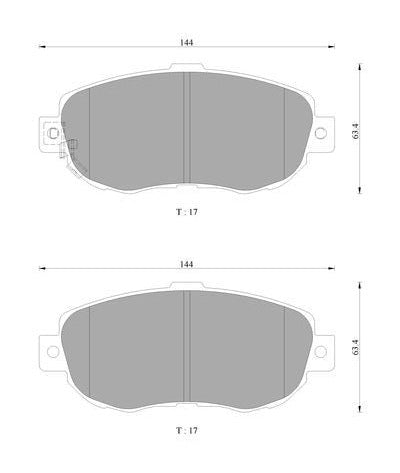 Bosch Disc Brake Pad Set - DB1395BL