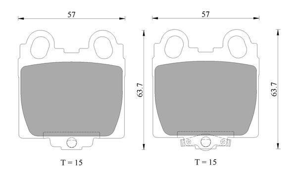 Bosch Disc Brake Pad Set - DB1416BL