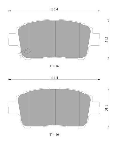 Bosch Disc Brake Pad Set - DB1422BL