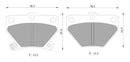 Bosch Disc Brake Pad Set - DB1429BL