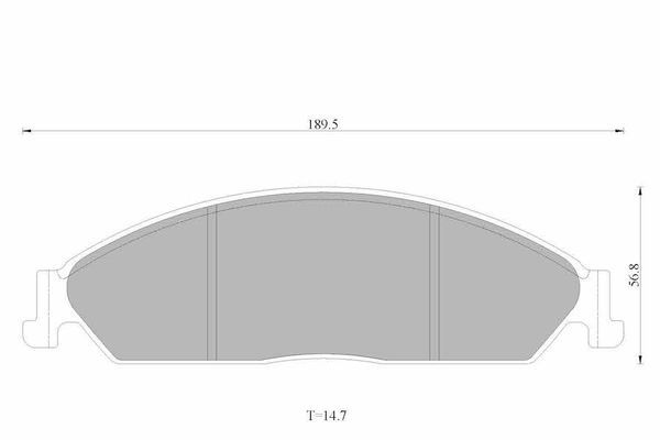 Bosch Disc Brake Pad Set - DB1473BL