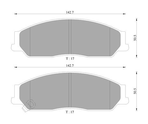 Bosch Disc Brake Pad Set - DB1474BL