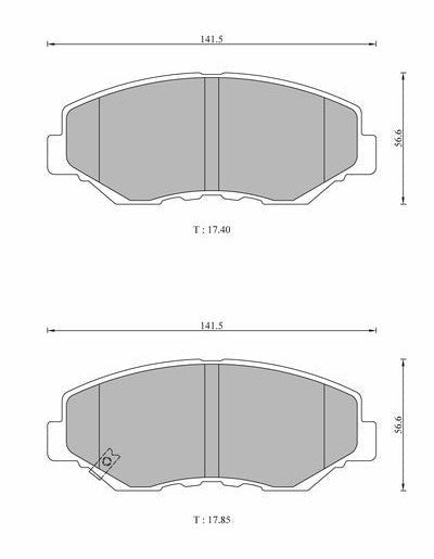 Bosch Disc Brake Pad Set - DB1481BL