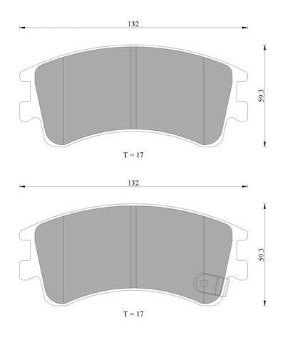 Bosch Disc Brake Pad Set - DB1484BL