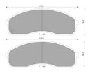 Bosch Disc Brake Pad Set - DB1489BL