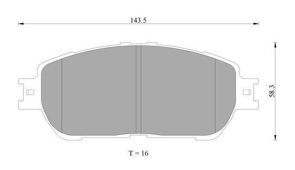 Bosch Disc Brake Pad Set - DB1490BL