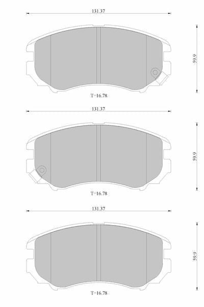 Bosch Disc Brake Pad Set - DB1504BL
