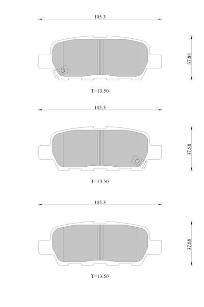 Bosch Disc Brake Pad Set - DB1509BL