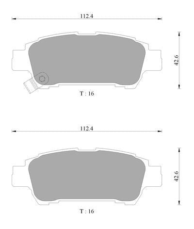 Bosch Disc Brake Pad Set - DB1660BL