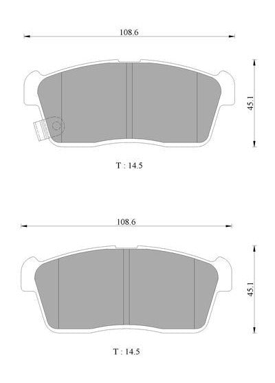 Bosch Disc Brake Pad Set - DB1674BL