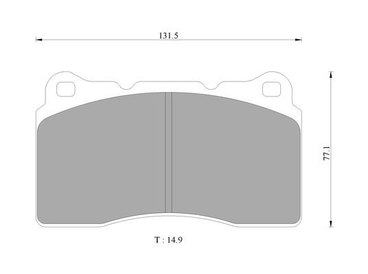 Bosch Disc Brake Pad Set - DB1678BL