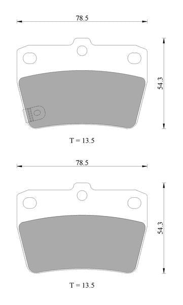 Bosch Disc Brake Pad Set - DB1680BL