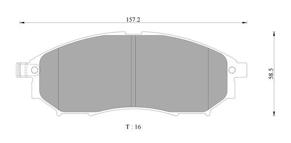 Bosch Disc Brake Pad Set - DB1696BL