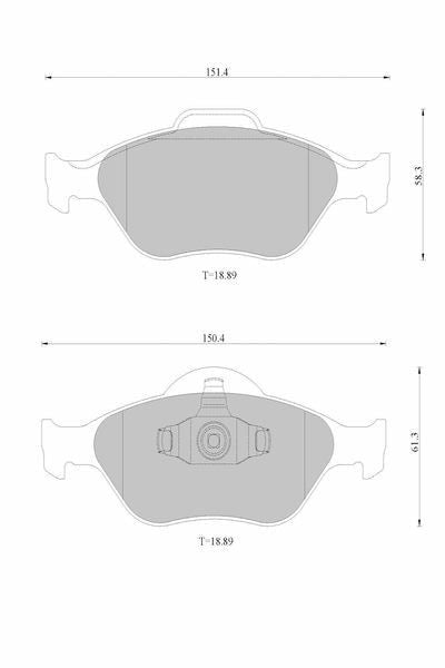 Bosch Disc Brake Pad Set - DB1724BL