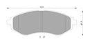 Bosch Disc Brake Pad Set - DB1725BL