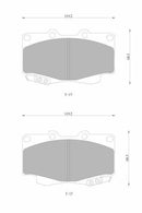 Bosch Disc Brake Pad Set - DB1739BL
