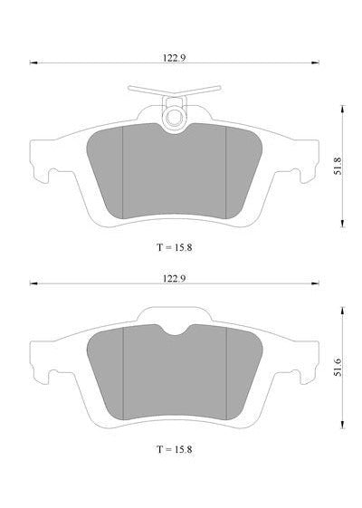 Bosch Disc Brake Pad Set - DB1763BL