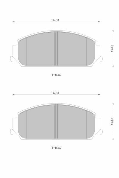 Bosch Disc Brake Pad Set - DB1765BL