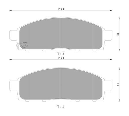 Bosch Disc Brake Pad Set - DB1774BL