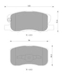 Bosch Disc Brake Pad Set - DB1796BL
