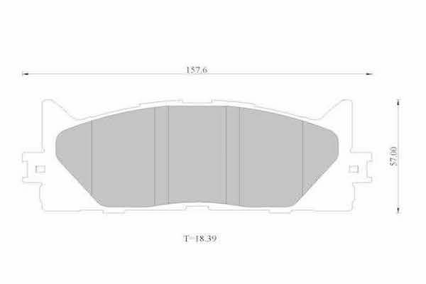 Bosch Disc Brake Pad Set - DB1800BL