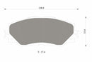 Bosch Disc Brake Pad Set - DB1802BL
