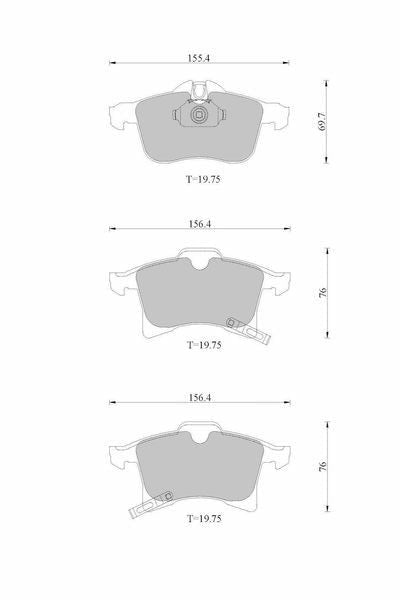 Bosch Disc Brake Pad Set - DB1808BL