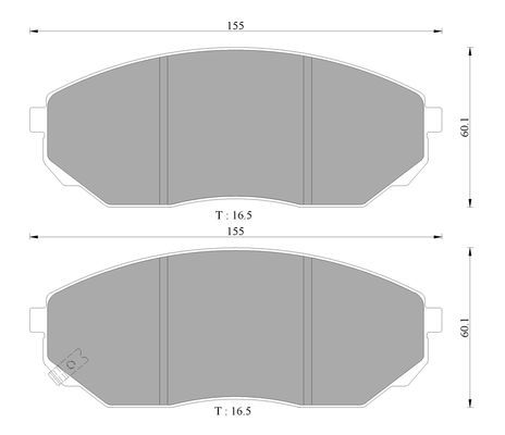 Bosch Disc Brake Pad Set - DB1815BL