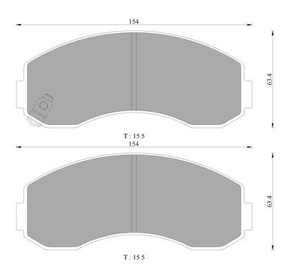 Bosch Disc Brake Pad Set - DB1817BL