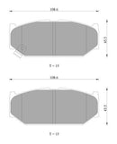 Bosch Disc Brake Pad Set - DB1818BL